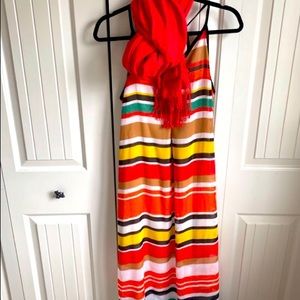 Summer dress. Multicoloured casual dress